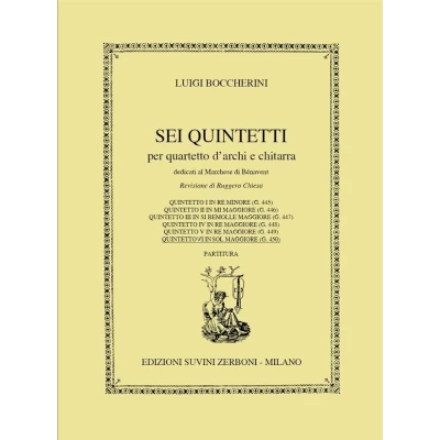 Luigi Boccherini - Quintetto VI per quartetto d'archi e chitarra (G. 450)