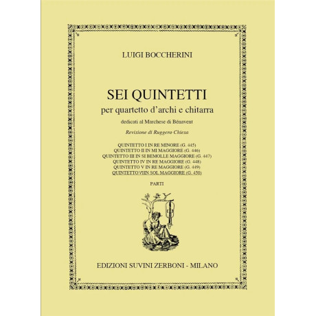 Luigi Boccherini - Quintet No. 6 for String Quartet and Guitar (G. 450)