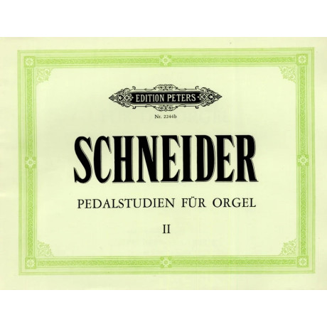 Schneider - 44 Studi sul Pedale per Organo Vol.2
