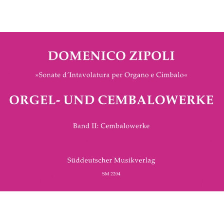 Zipoli - Works for Organ and Harpsichord - Volume 2