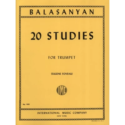 Balasanyan - 20 Studi per Tromba