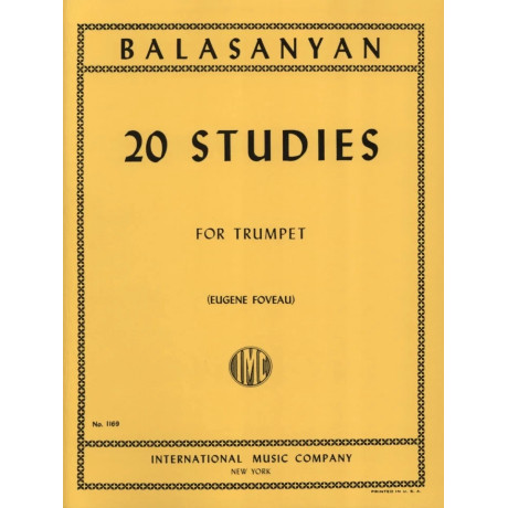 Balasanyan - 20 Studi per Tromba