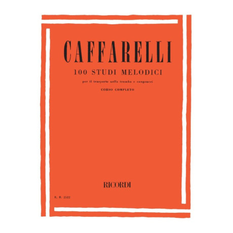 Caffarelli - 100 Studi Melodici per Tromba