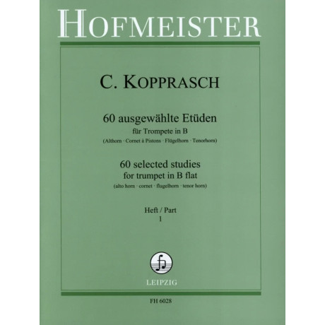 Kopprasch - 60 Studi Selezionati Vol.1 per Tromba