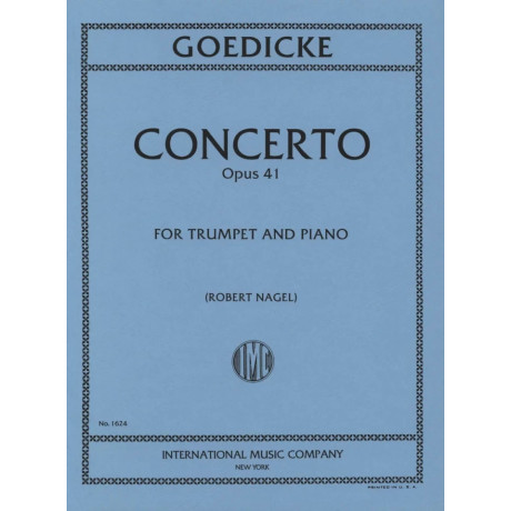 Goedicke - Concerto Op.41 per Tromba e Piano