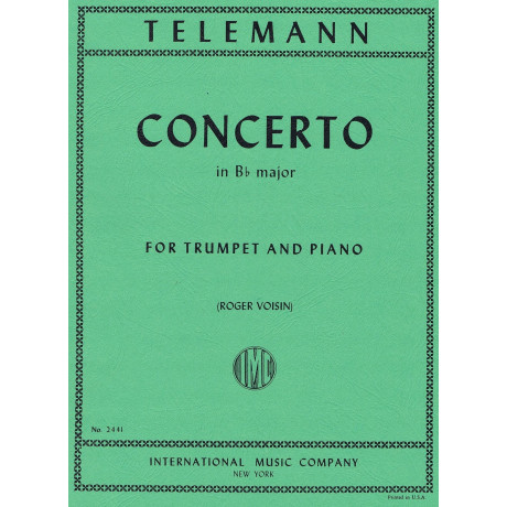 Telemann - Concerto in Sib Maggiore per Tromba e Pf.