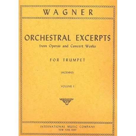 Wagner - Estratti Orchestrali per Tromba Vol.1