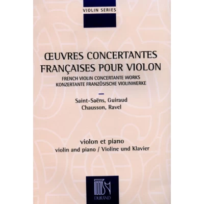 Antologia di Opere Concertanti Francesi per Violino e Pf.