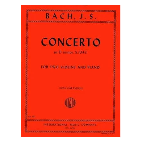 Bach - Concerto in Re Minore BWV1043 per 2 Violini e Piano