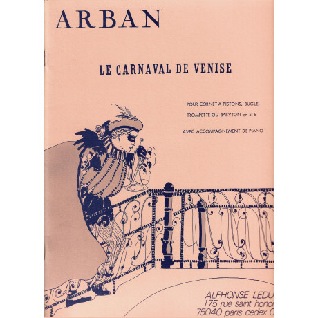 Arban - Il Carnevale di Venezia per Tromba e Piano