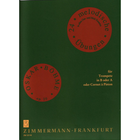 Bohme - 24 Esercizi Melodici Op.20 per Tromba