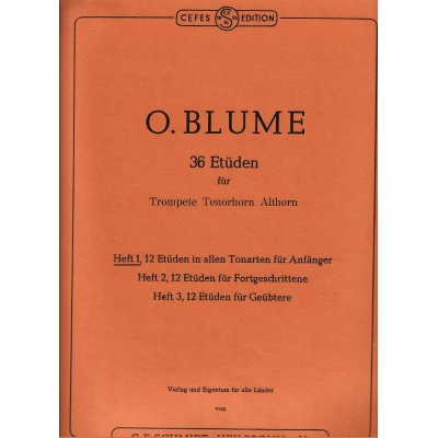 Blume - 36 Studi per Tromba Vol.1