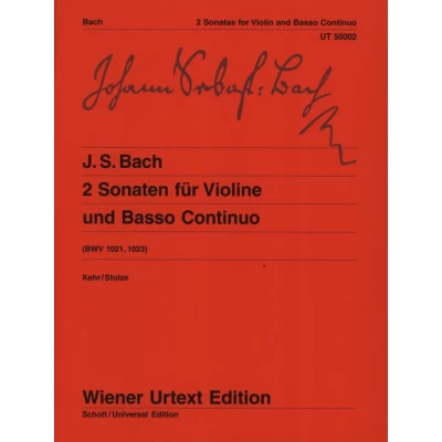 Bach - 2 Sonate per Violino e Basso Continuo