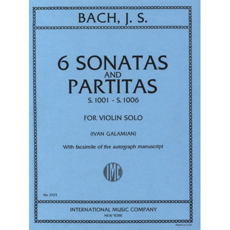 copy of Bach - 3 Sonate e 3 Partite per Violino Solo