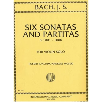 Bach -  6 Sonate e  Partite per Violino Solo