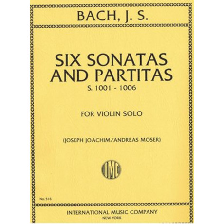 Bach -  6 Sonate e  Partite per Violino Solo