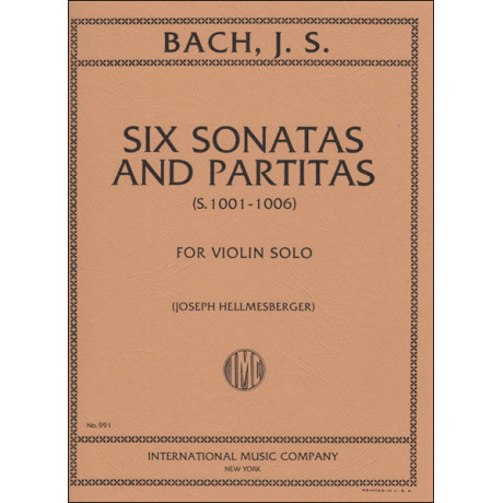 Bach -  6 Sonate e  Partite per Violino Solo