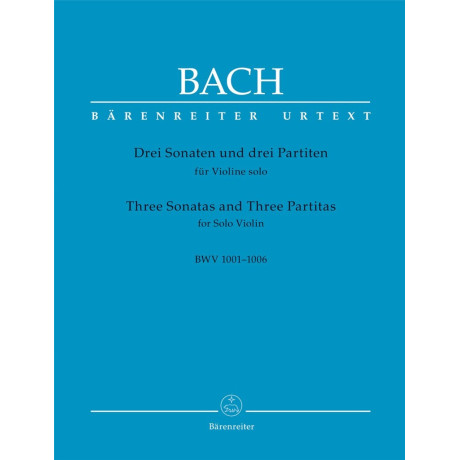 Bach -  3 Sonate e 3 Partite per Violino Solo