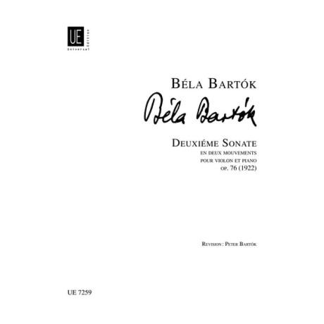 Bartok - 2° Sonata Op.76 per Violino e Piano