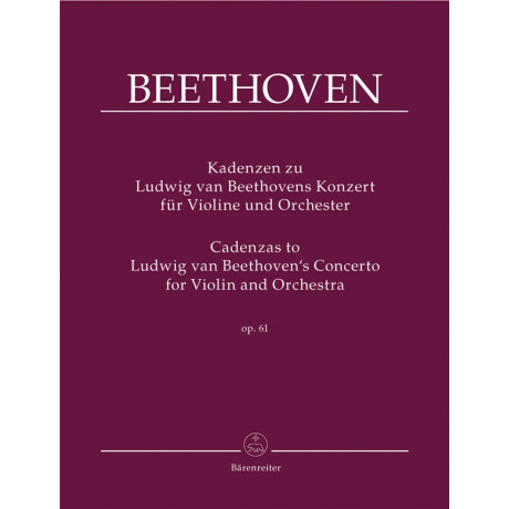 Beethoven - Cadenze del Concerto per violino Op.61