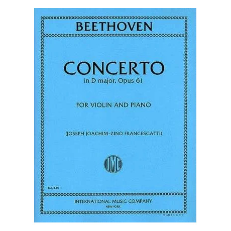 copy of Beethoven - Concerto Op.61 per Violino e Piano