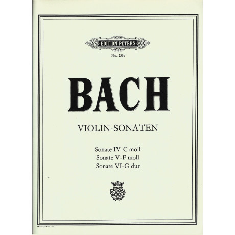 Bach - 6 Sonate per Violino e Piano Vol.2