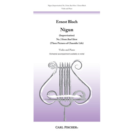 Bloch - Nigun per Violino e Piano