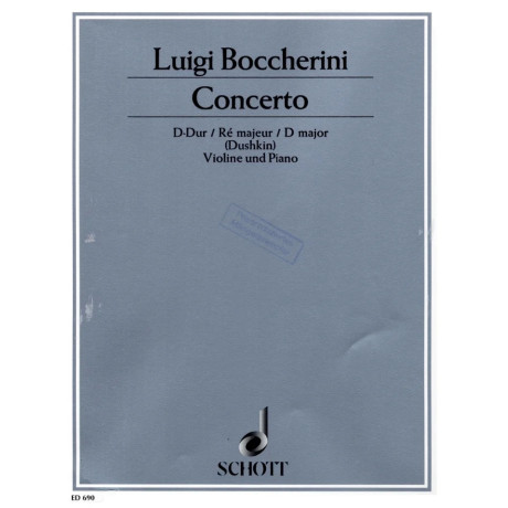 Boccherini - Concerto in Re Maggiore per Violino e Piano