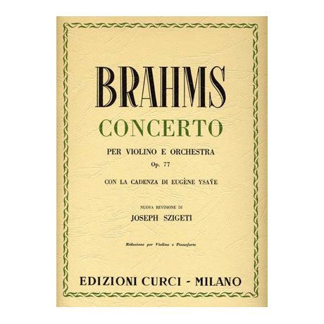 copy of Brahms - Concerto Op.77 in Re Maggiore per Violino e Pf.