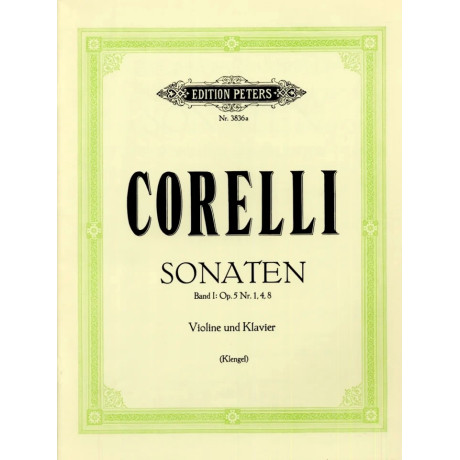 copy of Corelli - 12 Sonate Op.5 Vol.1 per Violino e Piano