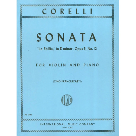 Corelli - Sonata in Re Minore Op.5 n.12 per violino e Piano