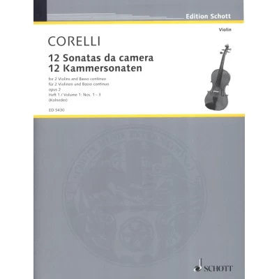 Corelli - 12 Sonate da Camera Op.2 per 2 Violini e Basso Continuo