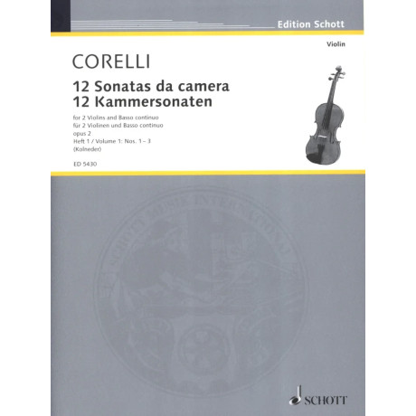 copy of Corelli - 12 Triosonate Op.1 Vol.1 per 2 Violini e Basso Continuo