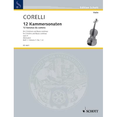 Corelli - 12 Sonate da Camera Op.4 per 2 Violini e Basso Continuo