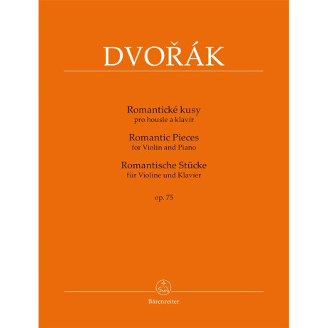 Dvorak - Pezzi Romantici Op.75 per Violino e Piano