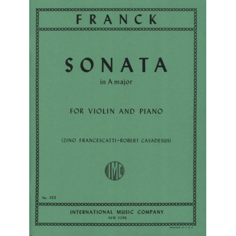 copy of Franck - Sonata in La Maggiore per Violino e Piano