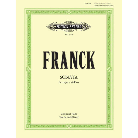 Franck - Sonata in La Maggiore per Violino e Piano