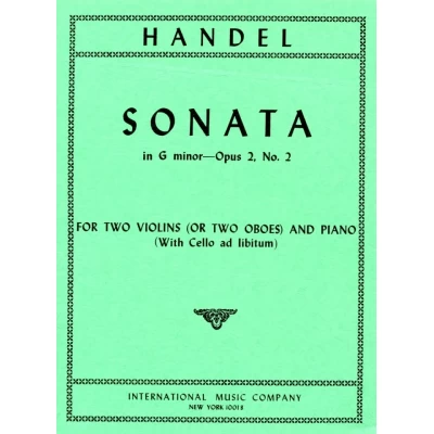 Handel - Sonata in Sol Minore Op.2 n.2 per 2 Violini e Pf.