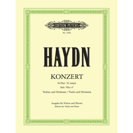 Haydn - Concerto in Sol Maggiore per Violino e Piano