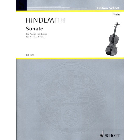 Hindemith - 3 Sonate  per Violino e Pianoforte