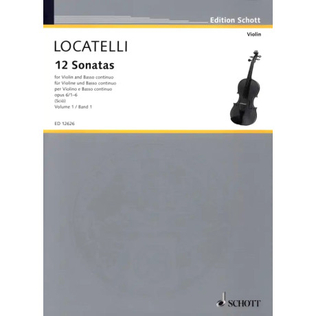 Locatelli - 12 Sonate Op.6 Vol.1 per Violino e Piano