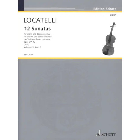 Locatelli - 12 Sonate Op.6 Vol.2 per Violino e Piano
