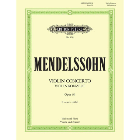 Mendelssohn - Concerto in Mi Minore Op. 64 per Violino e Piano