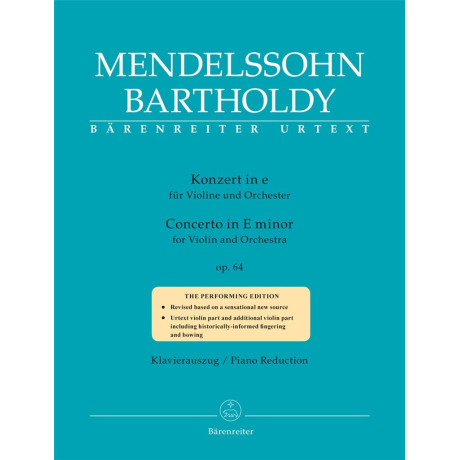 Mendelssohn - Concerto in Mi Minore Op. 64 per Violino e Piano