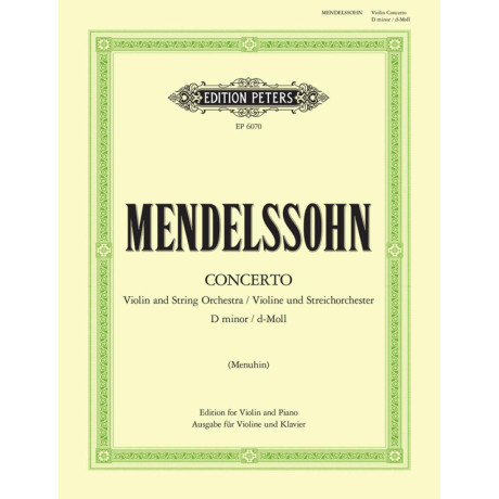 Mendelsshon - Concerto in Re Minore per Violino e Piano