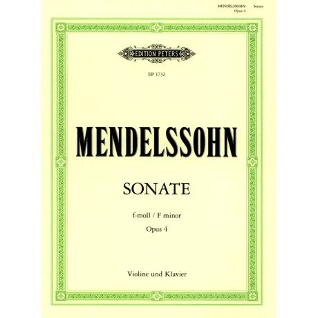 copy of Mendelsshon - Sonate per Violino e Pianoforte