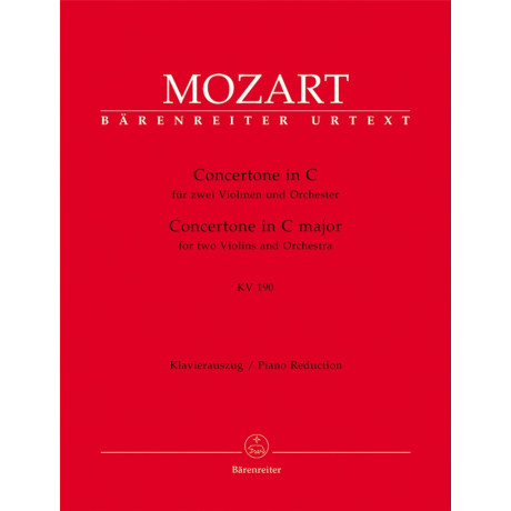 Mozart - Concertone in Do per 2 Violini e Piano