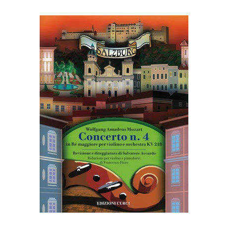 Mozart - Concerto n.4 in Re Maggiore KV 218 per Violino e Piano