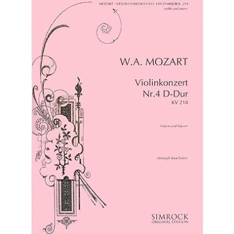 copy of Mozart - Concerto in Sib Maggiore KV 207 per Violino e Piano