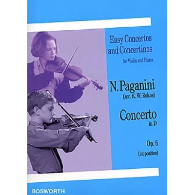 Paganini - Concerto in Re Maggiore Op.6 per Violino e Piano